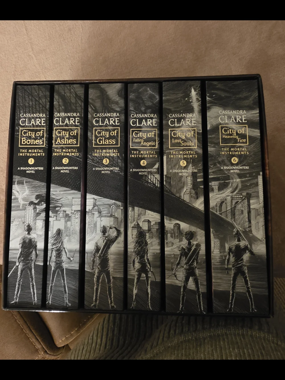 The Mortal Instruments Hardcover Box Set - Black and Gray Books 1-6 *+S/H Cost - Picture 3 of 7